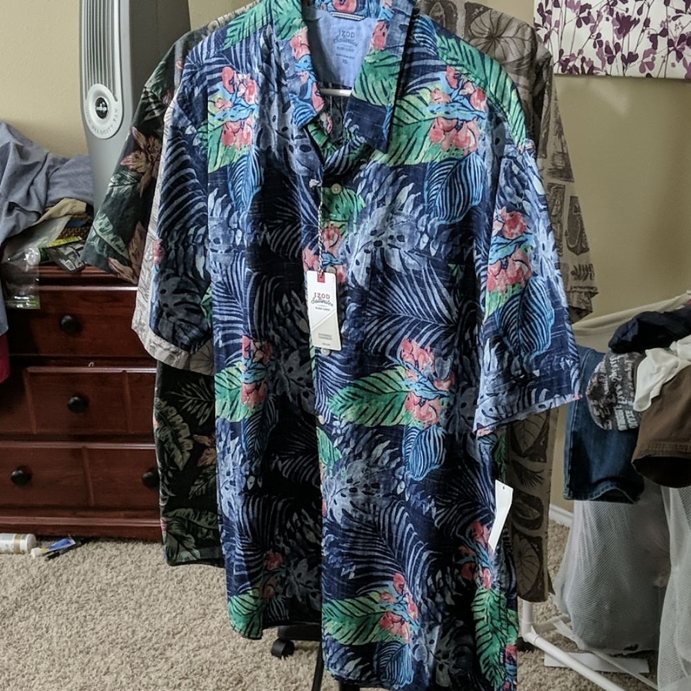Izod button-up shirt 2XL new with tags
